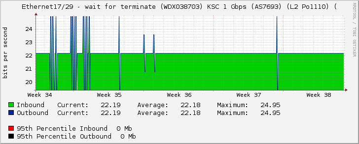 Ethernet17/29 - wait for terminate (WDX038703) KSC 1 Gbps (AS7693) (L2 Po1110) (